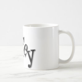 Caneca De Café Wifey Com Coração Vermelho Funky