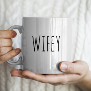 Caneca De Café "Wifey" RAE DUNN inspirou