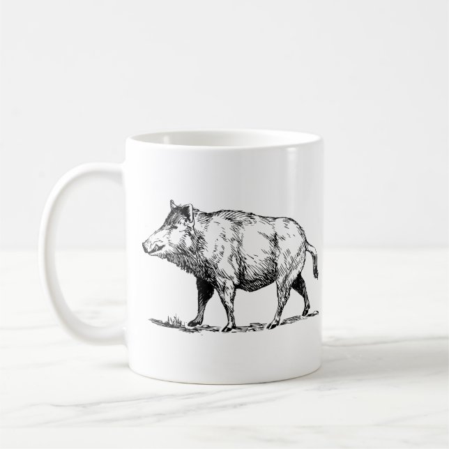 Caneca De Café Wild Boar / Wildschwein (Esquerda)
