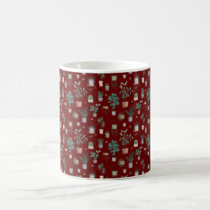 Caneca De Café Wild Cactus Pattern