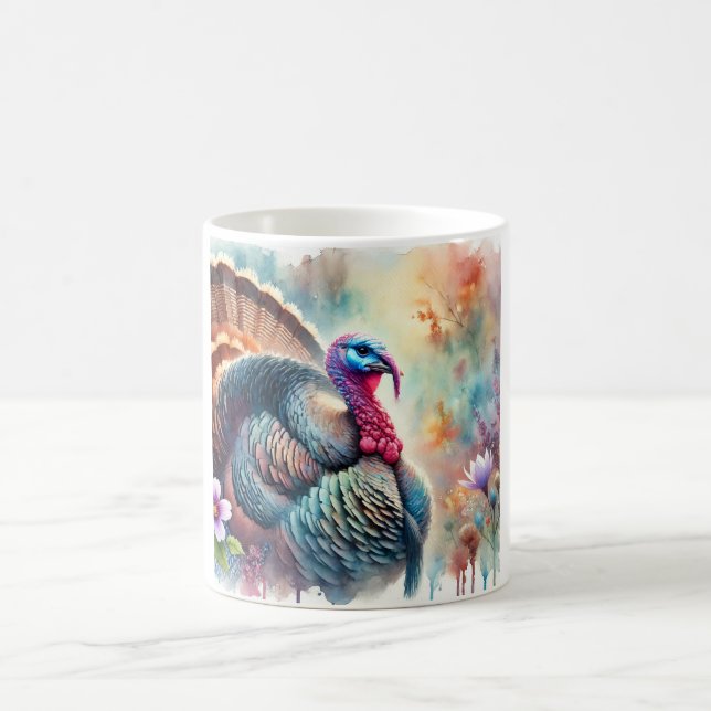 Caneca De Café Wild Turkey in the Wilderness 030724AREF123 - Wate (Centro)