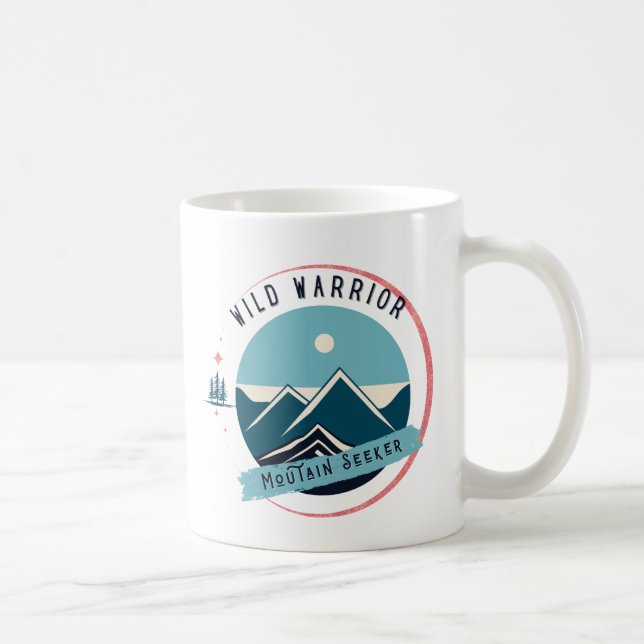 Caneca De Café Wild Warrior Mountain Seeker (Direita)