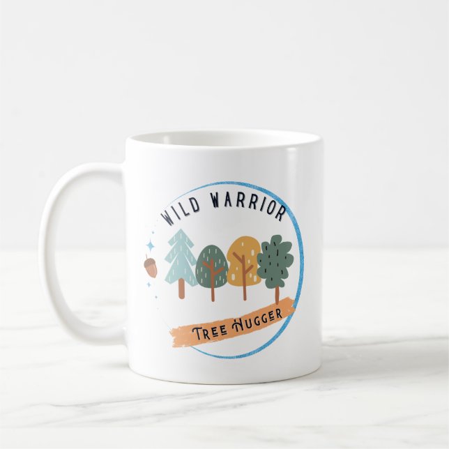 Caneca De Café Wild Warrior Tree Hugger (Esquerda)