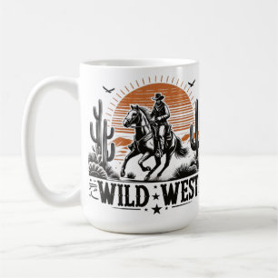 Caneca De Café Wild_West_Cowboy_Adventure_mug2