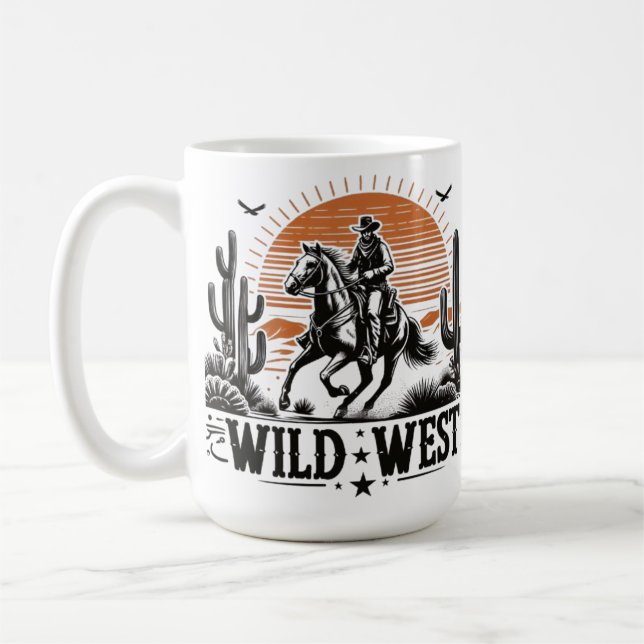 Caneca De Café Wild_West_Cowboy_Adventure_mug2 (Esquerda)