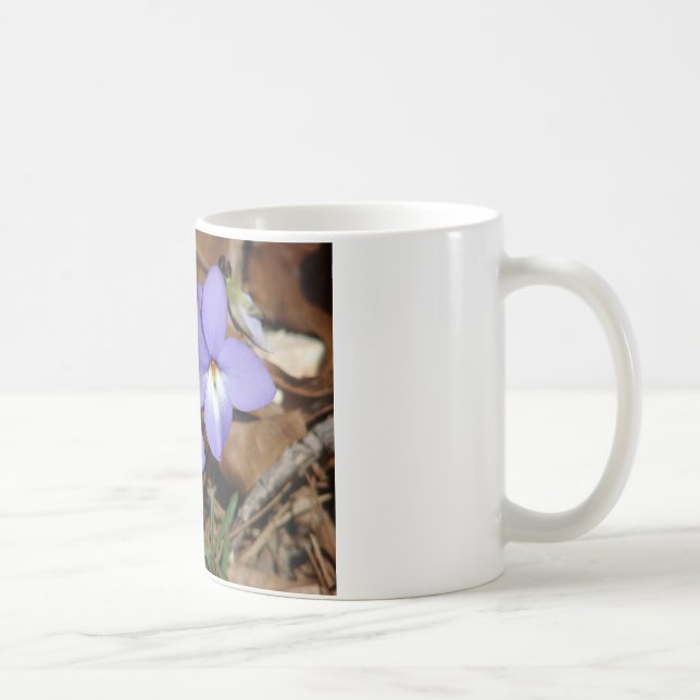 Caneca De Café WildFlowers Birds-Foot Violet III Gifes e Roupa (Direita)