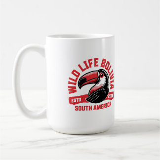 Caneca De Café Wildlife Bolivia – Bunter Tukan Südamerika | Natur