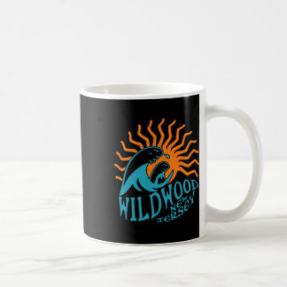 Caneca De Café Wildwood New Jersey Beach Frente E Trás