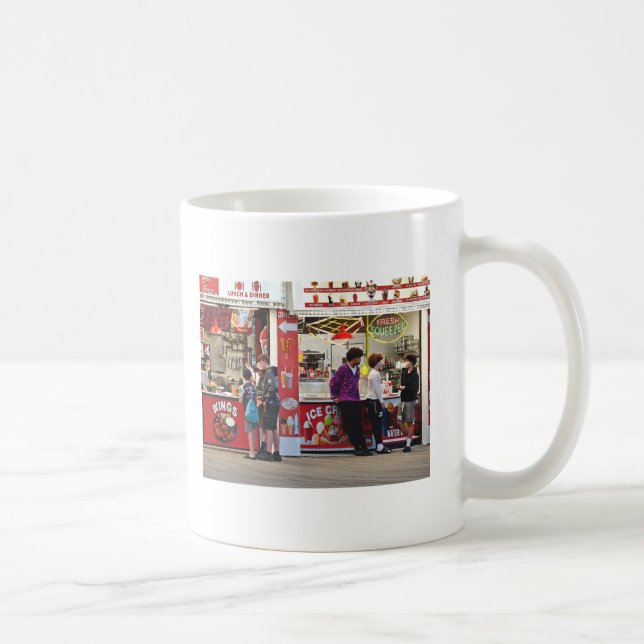 Caneca De Café Wildwood NJ – Quiosque de Comida (Direita)