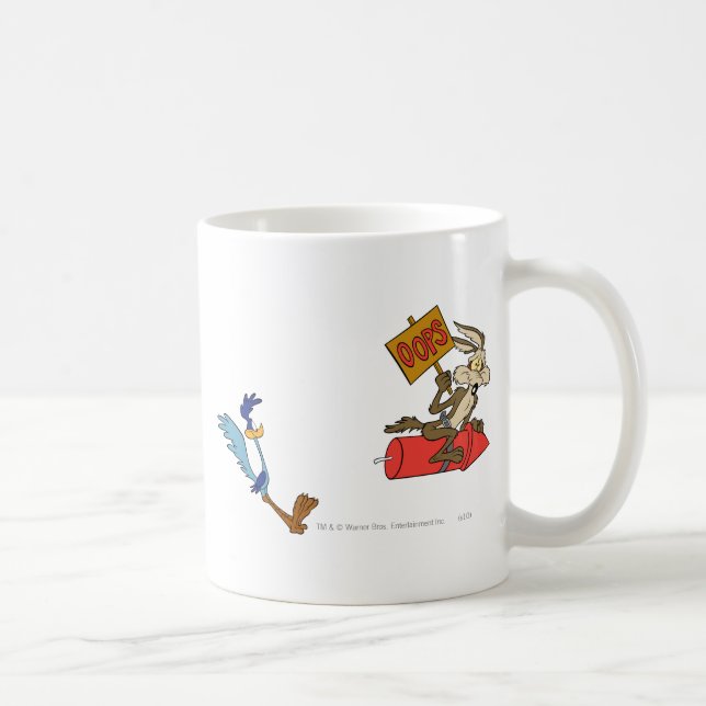 Caneca De Café WILE E. COYOTE™ e ROAD RUNNER™ ACME Rocket (Direita)