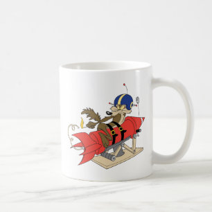 Caneca De Café WILE E. COYOTE™ Lançando Foguete Vermelho