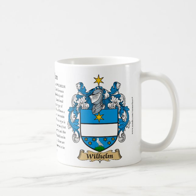 Caneca De Café Wilhelm, a origem, o significado e a crista (Direita)