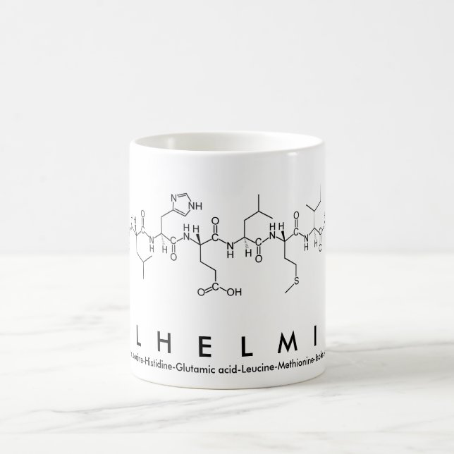 Caneca De Café Wilhelmina peptide name mug (Centro)