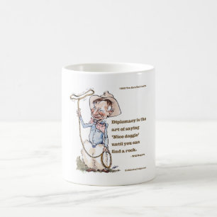 Caneca De Café Will Rogers & Quote