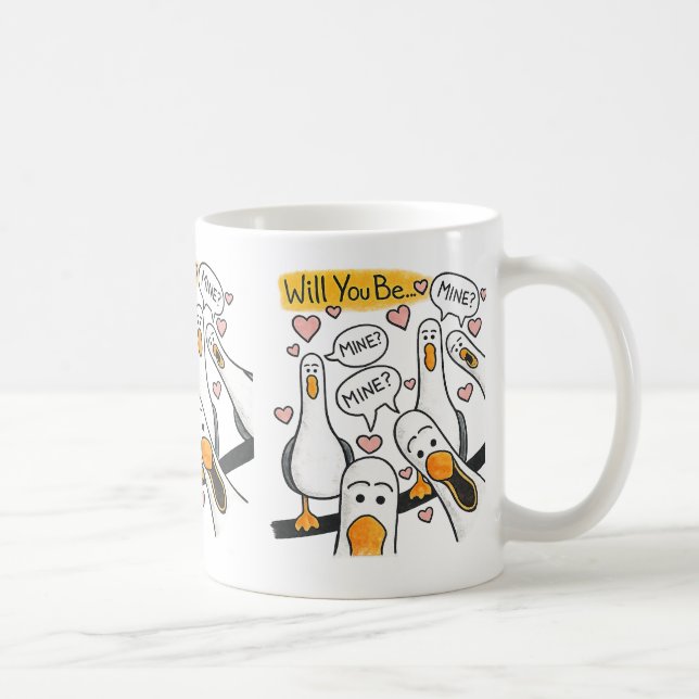 Caneca De Café Will You Be Mine? Valentine Mug (Direita)