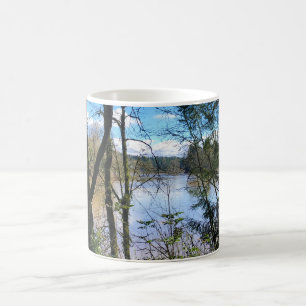Caneca De Café Willamette River, do Parque Estadual de Champoeg,
