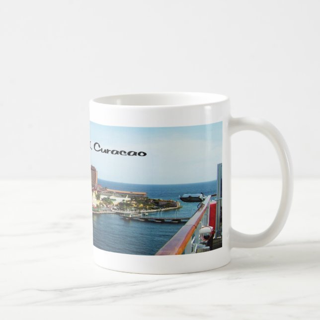 Caneca De Café Willemstad Curaçau (Direita)