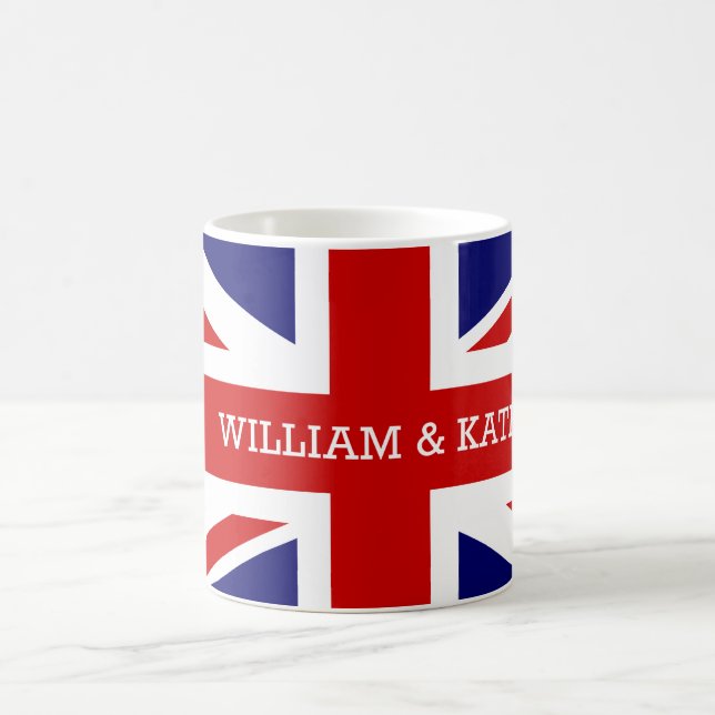Caneca De Café William & Catherine | o casamento real (Centro)