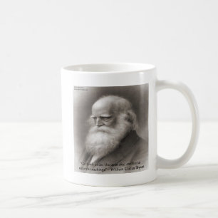 Caneca De Café William Cullen Bryant & Citação da Natureza