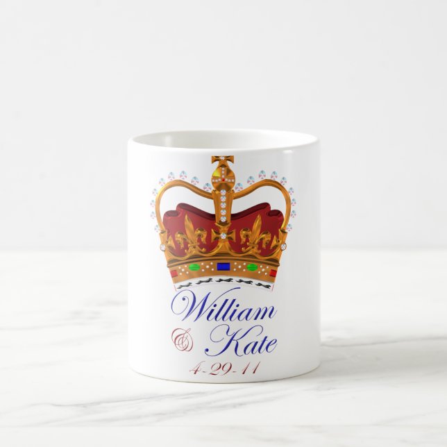 Caneca De Café William e Kate Royal Wedding Coffee Mug (Centro)