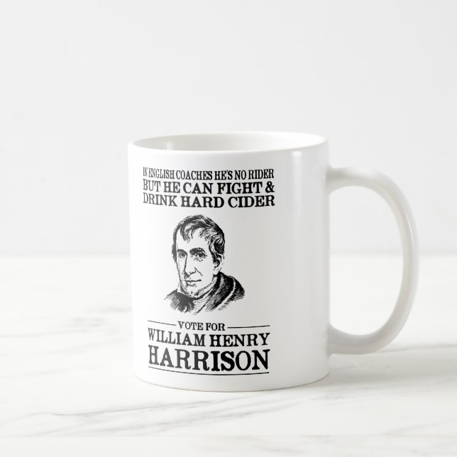 Caneca De Café William Henry Harrison (Direita)