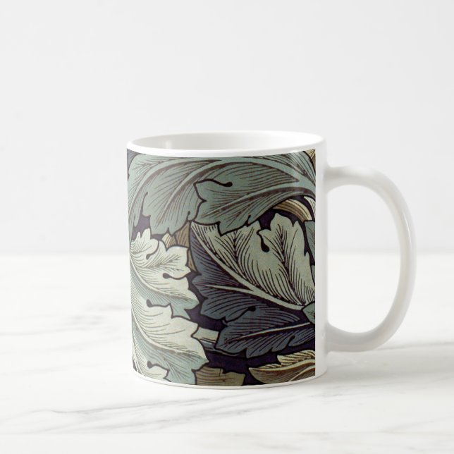 Caneca De Café William Morris Acanthus Wallpaper Folhas (Direita)