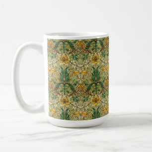 Caneca De Café William Morris Artístico Floral