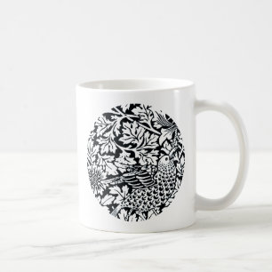Caneca De Café William Morris Floral Pattern Bird Anenome