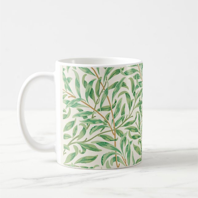 Caneca De Café William Morris Floral, tosse selvagem, com padrão  (Esquerda)
