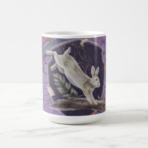 Caneca De Café William Morris Forest Rabbit Floral Art Nouveau