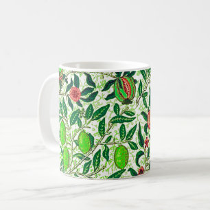 Caneca De Café William Morris Fruta Exótica, Verde limão
