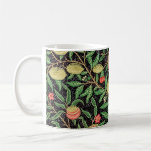 Caneca De Café William Morris Fruta Pomegranate Padrão Floral
