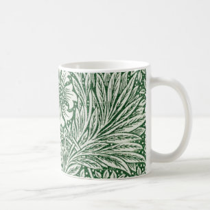 Caneca De Café william morris marigold flor verde floral