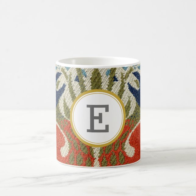 Caneca De Café William Morris PERSONALIZADO INICIAL (Centro)