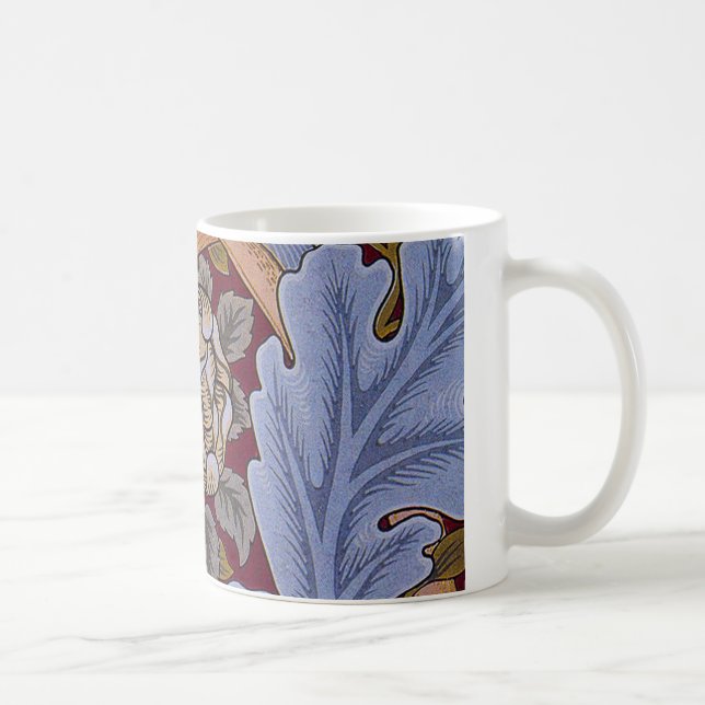 Caneca De Café William Morris Rua James Acanthus Wallpaper (Direita)