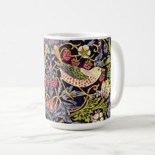 Caneca De Café William Morris Strawberry Thef Floral Art Nouveau