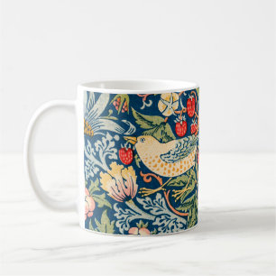 Caneca De Café William Morris Strawberry Thief Padrão Floral