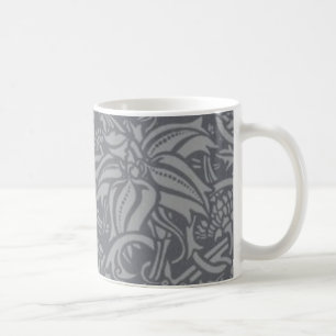 Caneca De Café William Morris Thistle Floral Art Nouveau