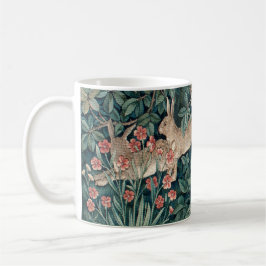 Caneca De Café William Morris Woodland Coelhos de Tapeçaria