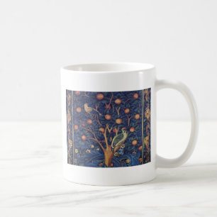 Caneca De Café William Morris Woodpecker Tapeçaria Pássaros Flora