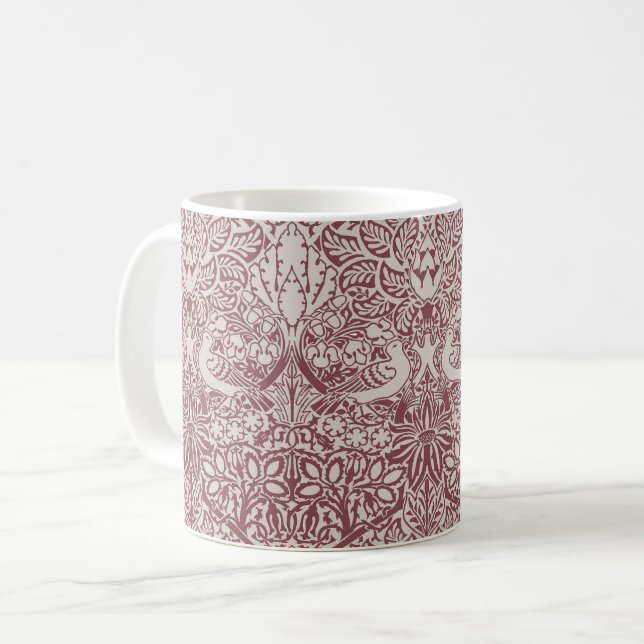 Caneca De Café William Morris'Dove and Rosa Coffee Mug (Frente Esquerda)