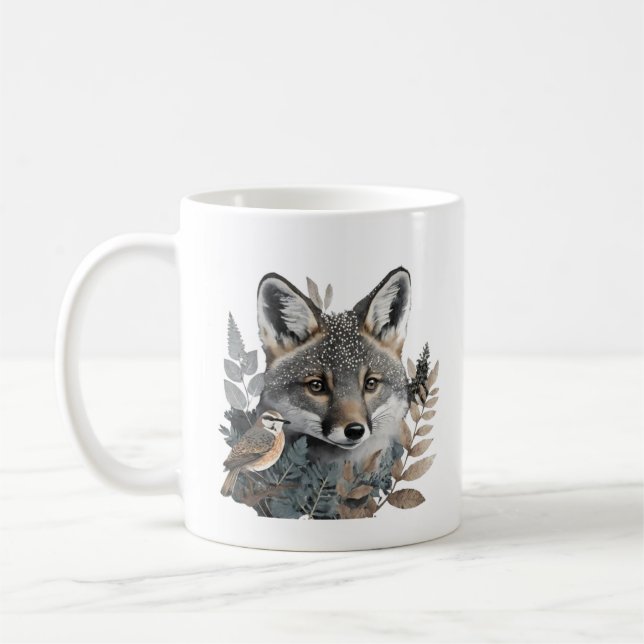 Caneca De Café Willife Lovers Bird e Fox Mug (Esquerda)