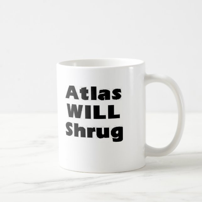 Caneca De Café Willshrug do atlas (Direita)