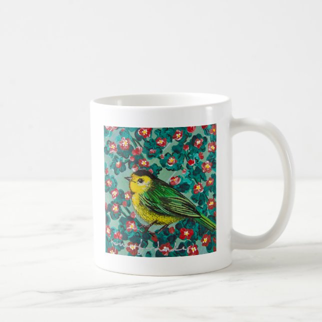 Caneca De Café Wilson's Warbler (Direita)