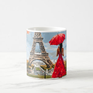 Caneca De Café Wind Romance Paris Chic Walk