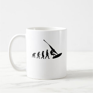 Caneca De Café Windsurfer Evolution Windsurfing Surfer Windsurf
