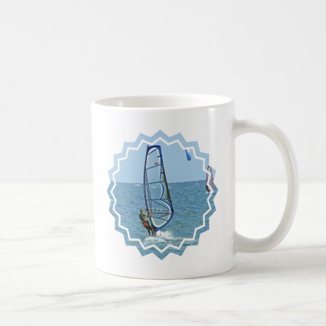 Caneca de café Windsurfing tropical (Direita)