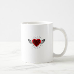 Caneca De Café Wing Heart