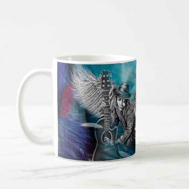 Caneca De Café Winged Seis String (Esquerda)