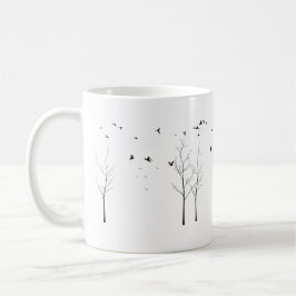 Caneca De Café Wings of Tranquility – A Minimalist Nature Escape